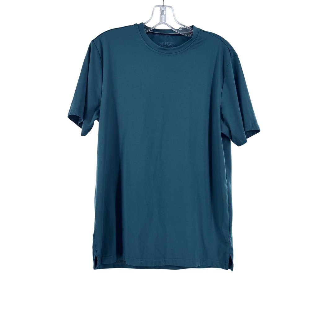Original Weatherproof Vintage Mens Active Tee Teal Blue Short Sleeve‎ Shirt S